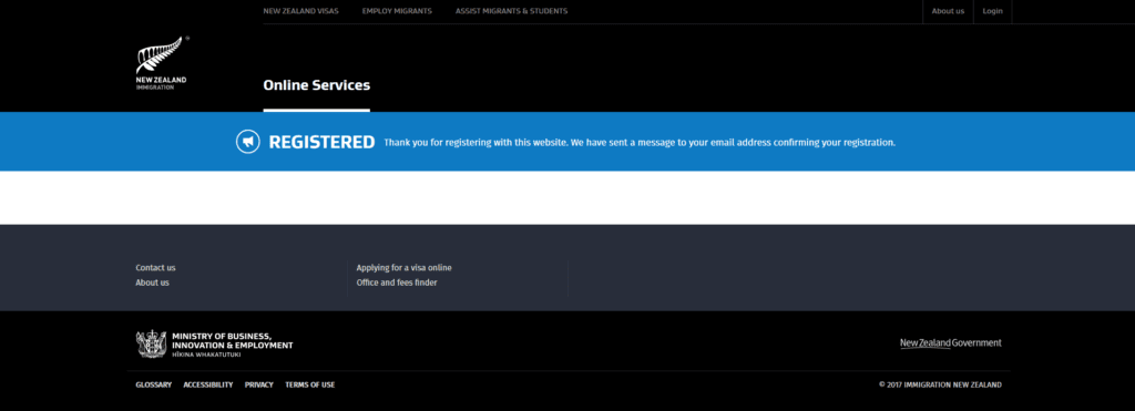 Immigration New Zealand Online Services